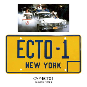 y ECTO-1 / S[XgoX^[Y zMOVIE CM PLATE GHOST BUSTERS GNg [r[ CZX v[g