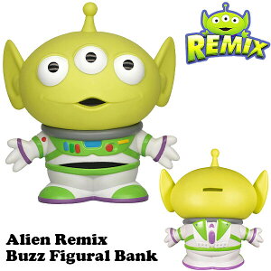y gO[ z DISNEY PIXAR Alien Remix Buzz Figure Coin Bank GCA RCoN