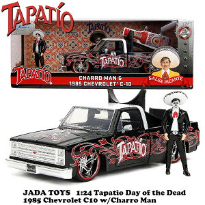 y ^peBI z 1:24 TAPATIO Day of the Dead 1985 Chevrolet C10 w/Tapatio Charro Man ~jJ[