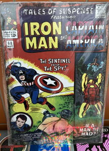 y }[xEACA}/LveAJ z Marvel Iron AND Man Captain America Sign Plate eB