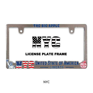 y j[[N z NYC LICENSE PLATE FRAME CZX v[g