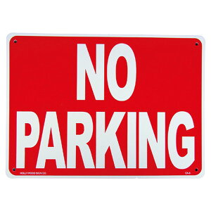 y ԋ֎~ z NO PARKING PLASTIC SIGN BOARD vXeBbN TC{[h