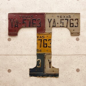y eLTX z Number Plate Wall Deco TAXAS io[v[g EH[fR
