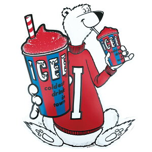 y ACV[ E xA z US EMBOSSED SIGN ICEE BEAR G{X ^TC ACX