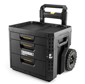 �݌Ɂ��y �V���� Wheel 3-Drawr �zTOUGHBUILT �^�t�r���g STACK TECH �X�^�b�N�e�b�N �E�B�[��3�h�����[�{�b�N�X TB-B1-D-R93 TOOL BOX
