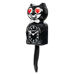 �y �n�[�g�A�C�Y�E�N���V�b�N�u���b�N �zKit-Cat Klock Heart Eyes Edition Classic Black �L�b�g�L���b�g �N���b�N Back to the Future �o�b�N�g�D�U�t���[�`���[