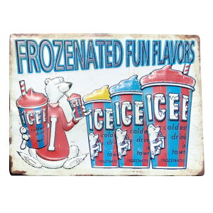 y ACV[ E XNGA z US EMBOSSED SIGN ICEE SQUARE G{X ^TC ACX