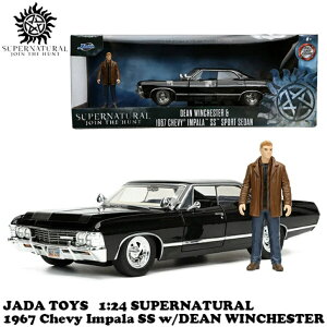 y X[p[i` z 1:24 SUPERNATURAL 1967 Chevy Impala SS w/Dean Winchester JADA TOYS V{[ Cp