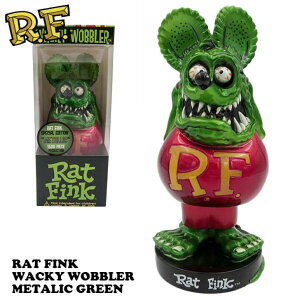 y ^bNO[ z Rat Fink Wacky Wobbler Metalic Green t@R