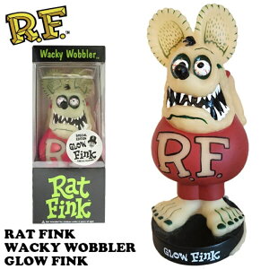 y OE z Rat Fink Wacky Wobbler Glow Fink t@R