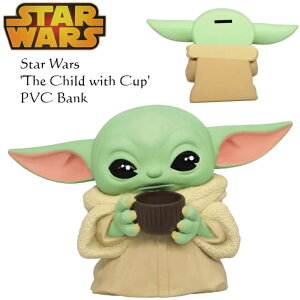 y O[O[ z STAR WARS The Child with Cup Figure Coin Bank RCoN