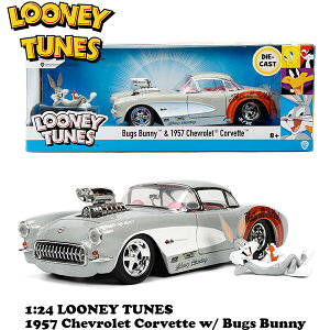 y [j[`[Y z 1:24 LOONEY TUNES 1957 CHEVY CORVETTE w/ BUGS BUNNY ~jJ[