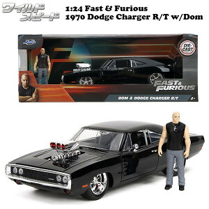 y ChXs[h z 1:24 F&F DOM'S 1970 DODGE CHARGER R/T w/DOM TORETTO JADATOYS