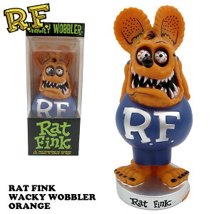y IW z Rat Fink Wacky Wobbler Orange t@R
