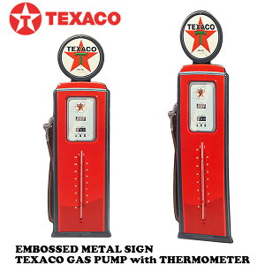 y eLTR xv z TEXACO GAS PUMP w/THERMOMETER G{X^TC