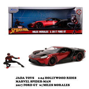 �y �X�p�C�_�[�}�� �z1:24 MARVEL SPIDERMAN MILES MORALES & 2017 FORD GT �~�j�J�[