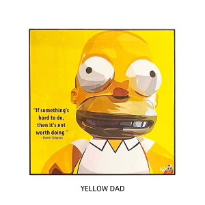 y Vv\YEz[}[ zPOP ART PANEL The Simpsons YELLOW DAD |bvA[gpl A[gt[