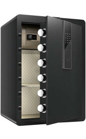 金庫 100L 家庭用 業務用 大型 テンキー式 緊急キー 70cm セキュリティーボックス 盗難防止 防犯 ブラック