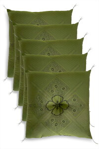 【訳あり品】金鵄 和座布団 フクレ座布団 59×63cm 八端判 ハイウェイ柄 丸紋 グリーン 日本製 厚め ポリエステルわた 法要 法事 業務用 飲食店 居酒屋 ホテル 旅館 まとめ買い