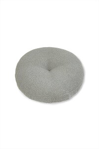 金鵄 フロアクッション シャーリー リヨン わた入り 座布団 丸 厚手 50cm 丸型 可愛い 円型 マイクロファイバー 送料無料