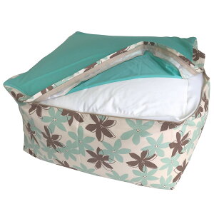 【訳あり品】アウトレット ビーズクッション カバー 55x55x30cm 正方形 伸びる 生地