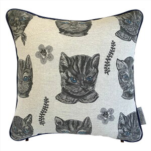 NbVJo[  45×45cm i^[e L WK[h LES CHATS JACQUARD 킢L THEVENON C|[gn tX An WK[h D { ЖD fUCi[Y [
