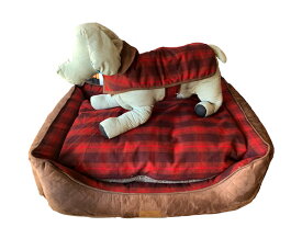 ペンドルトン ドッグベッド レッド Lサイズ オンブレェィ PENDLETON Dog Bed RED OMBRE L / 犬用ベッド アメリカ オシャレ 洗える