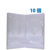 オーバルマルチメディア 1枚収納DVDトールケース 新クリア 10個 15mm厚