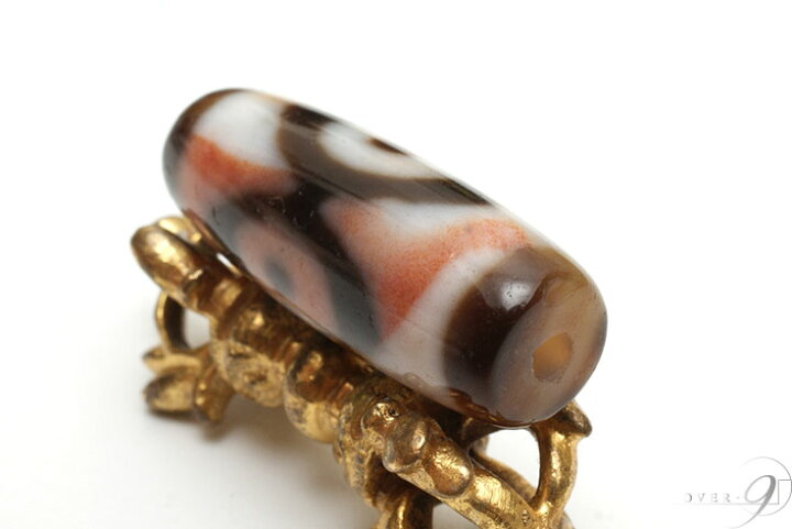 楽天市場】【紅朱砂 虎牙三眼天珠 約30mm×11mm】【メール便不可】【B 