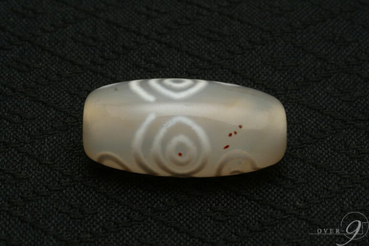 楽天市場】【紅朱砂 老玉髄 白 法相仏眼天珠 約26mm×13mm】【メール便 