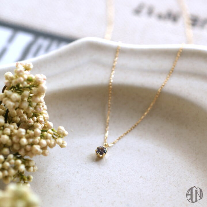 楽天市場】【A.UN jewelry】カラーチェンジ ガーネット ネックレス 