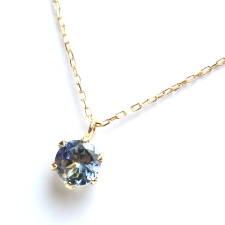 楽天市場】【A.UN jewelry】バイカラータンザナイト ネックレス / 4mm 