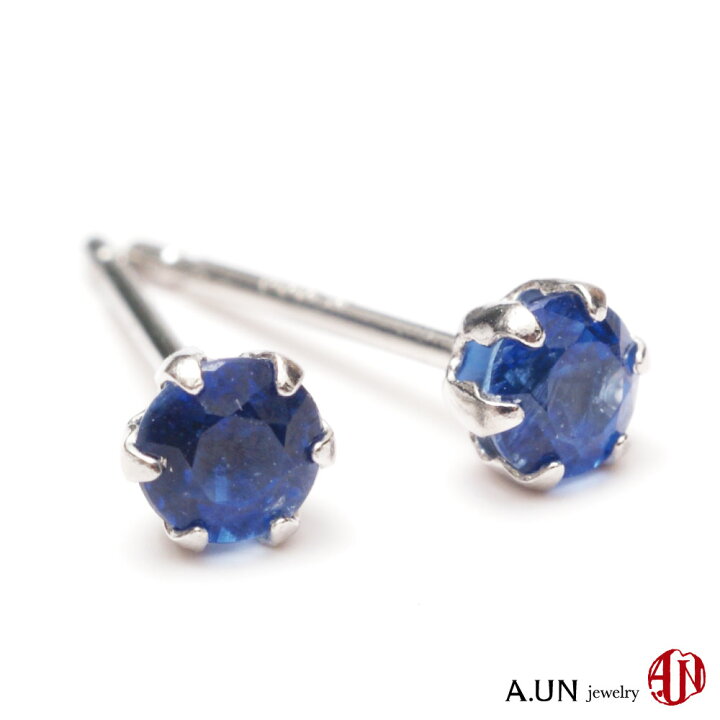 楽天市場】【A.UN jewelry】 カイヤナイト ピアス 《直径約3mm 