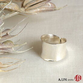 【A.UN jewelry】シルバーリング [2]　Silver925 ring （幅約 15mm）【SU】