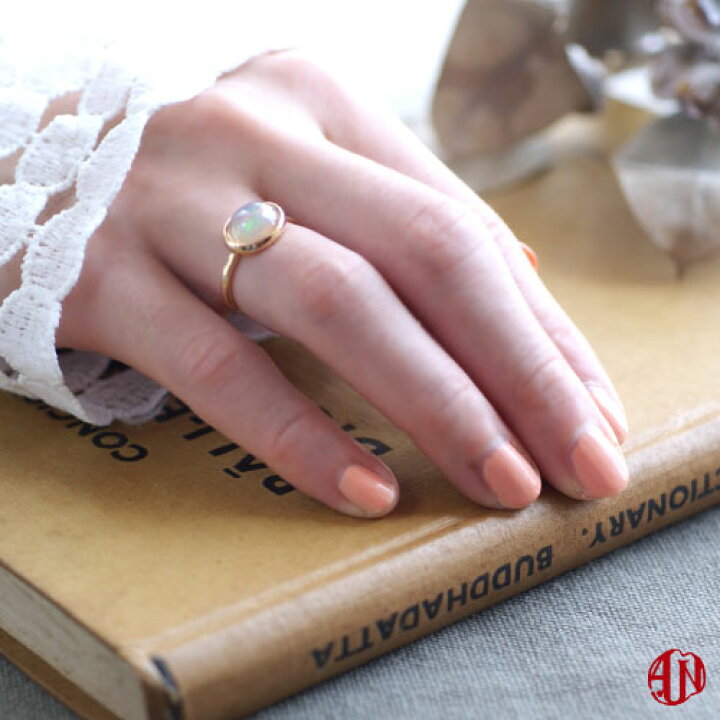 楽天市場】【A.UN jewelry】 エチオピア産 オパール 一粒 リング 