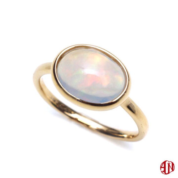 楽天市場】【A.UN jewelry】 エチオピア産 オパール 一粒 リング 