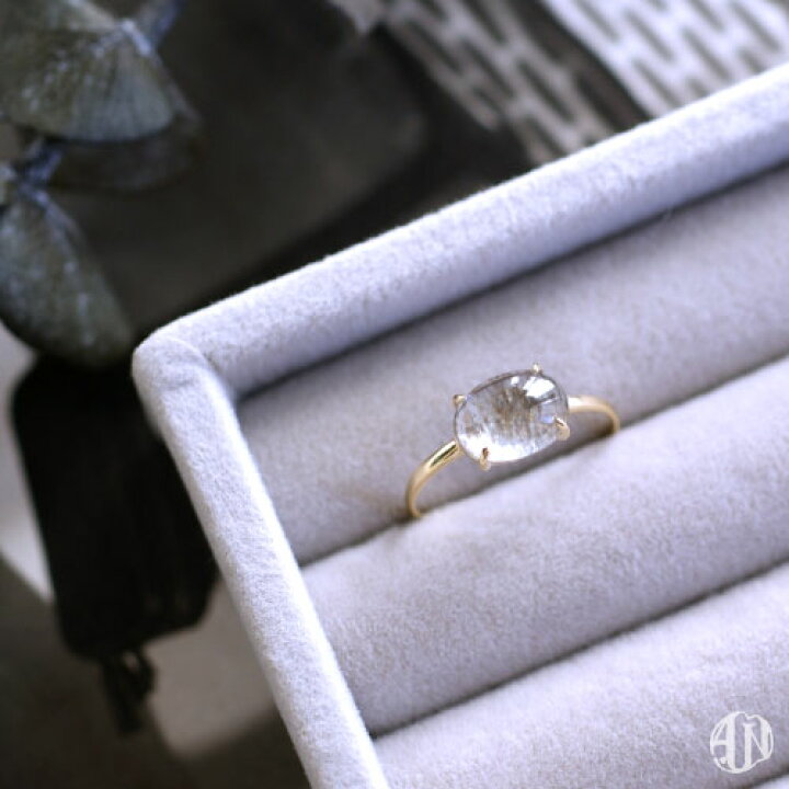 楽天市場】【A.UN jewelry】 サンストーンアクアマリン リング 