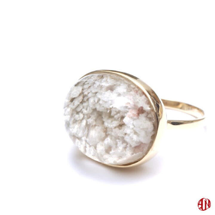 楽天市場】【A.UN jewelry】 ホワイトガーデンクォーツ リング / 23.58 