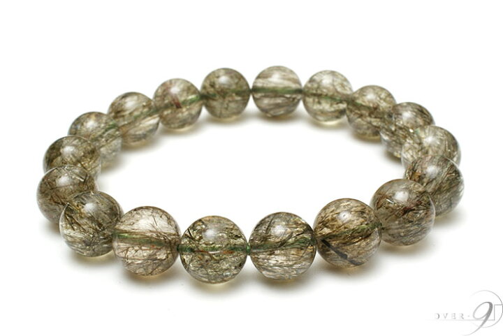 楽天市場】鑑別書付き！サゲニティッククォーツ ブレスレット 約11mm玉  