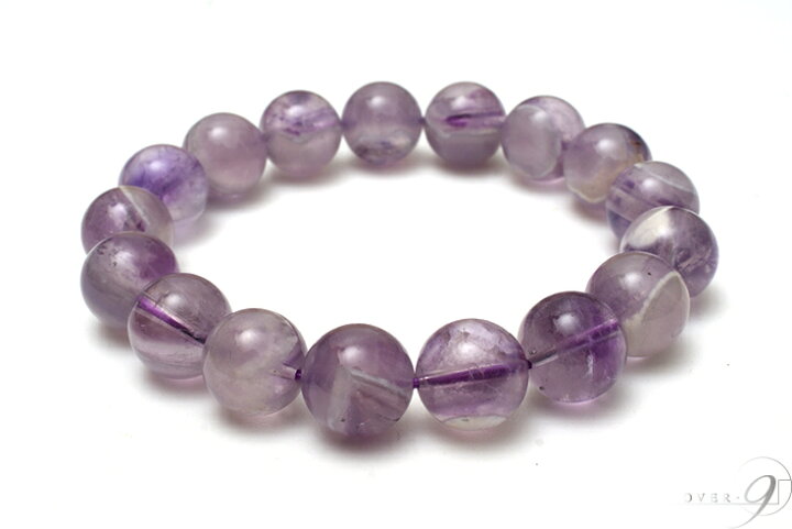 楽天市場】鑑別書付き パイライトインアメジスト ブレスレット 11.5mm  