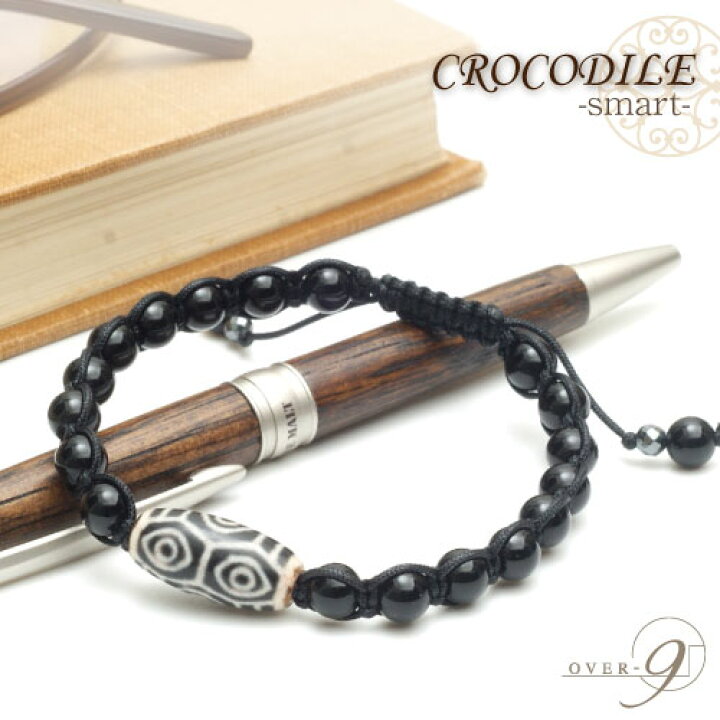 楽天市場】【CROCODILE -smart- 黒竜紋 龍眼天珠 ブレスレット 