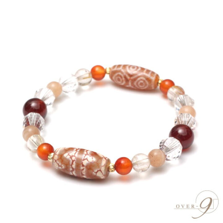 楽天市場】【龍×虎 for women】【メール便不可】*老玉髄 紅竜紋天珠 