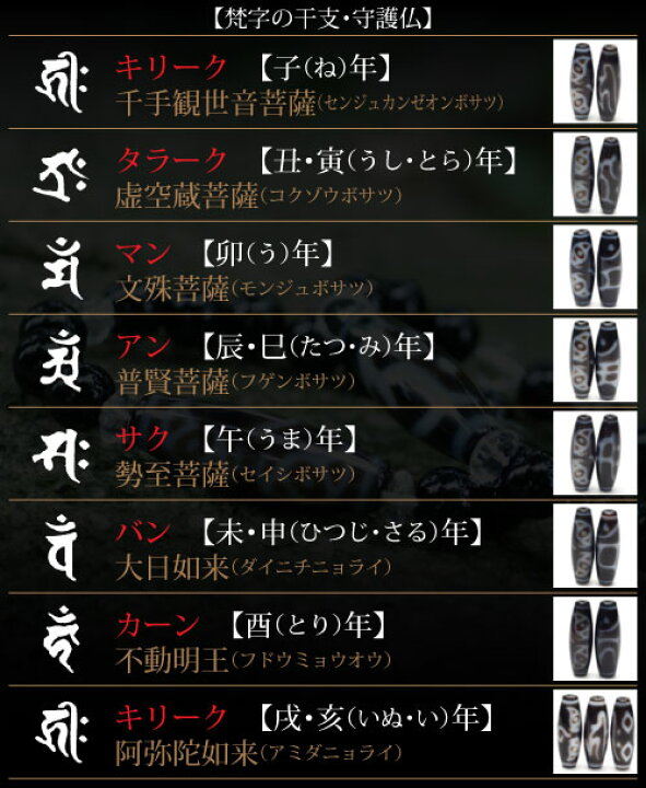 楽天市場】【天珠のお試し 佛龍眼梵字ブレスレット】【メール便可  