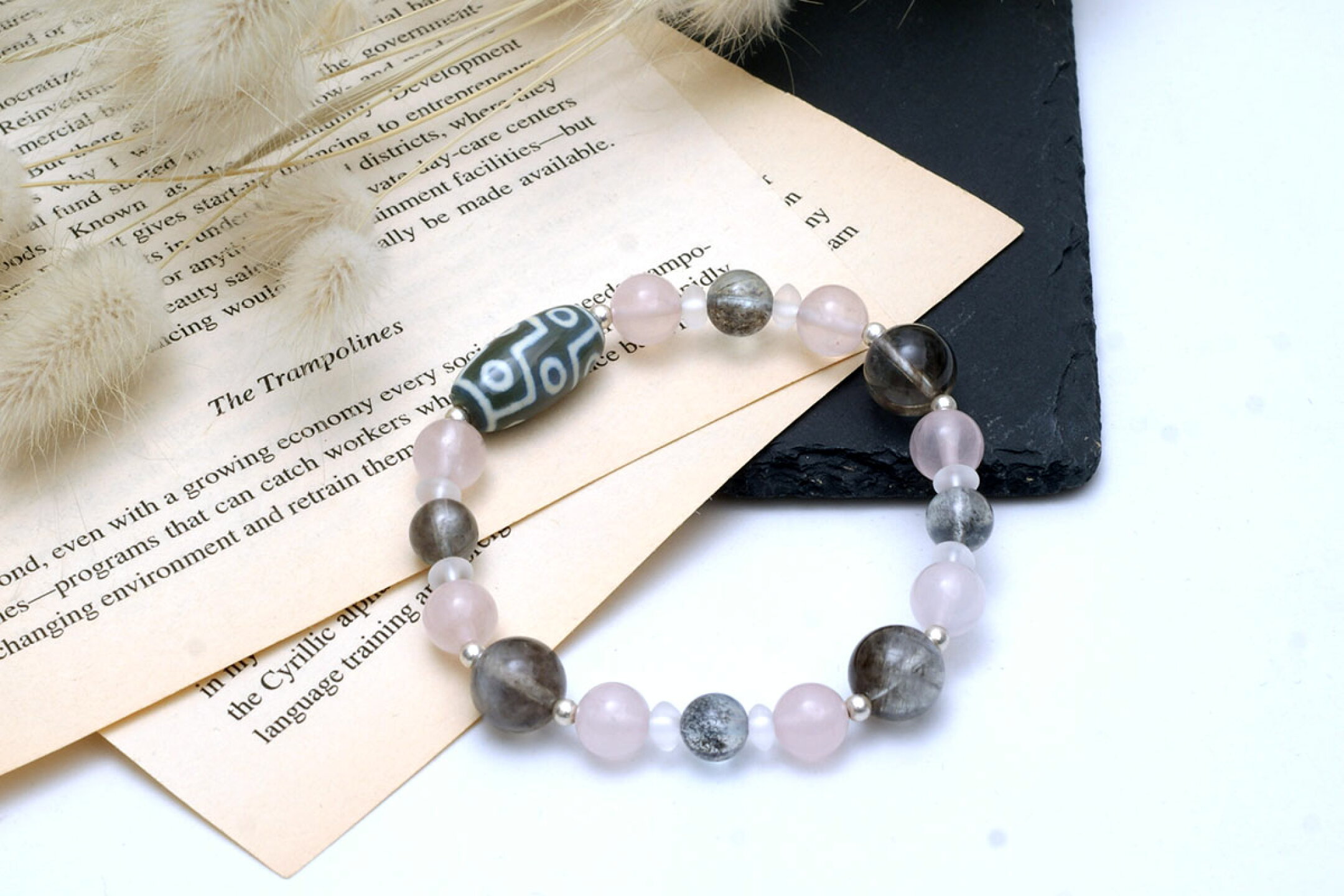 ＞＞＞限定カラー薄いグレーブルーの九眼ブレス（2/2）