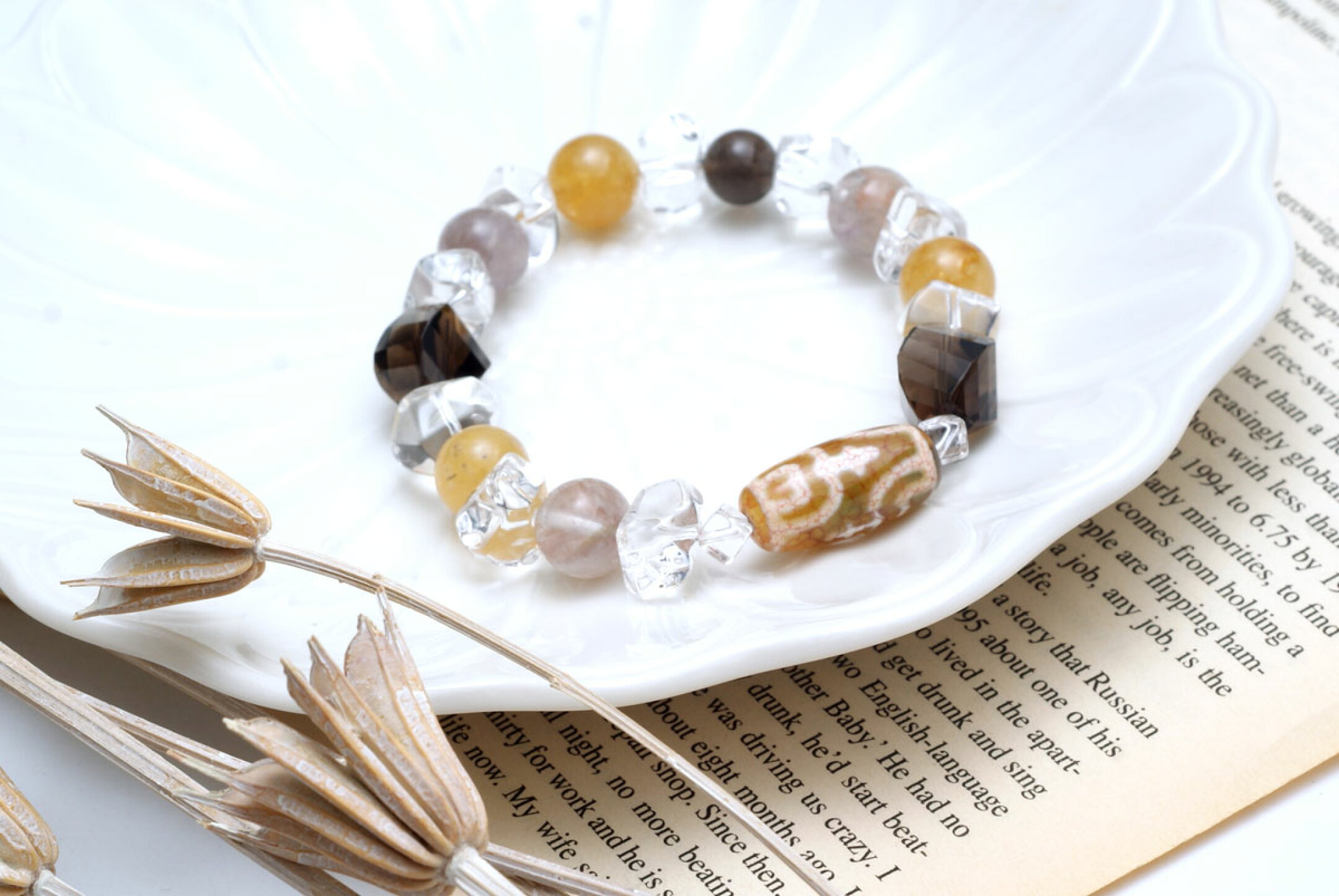 ＞＞＞私の希望を叶える蓮花宝瓶ブレスレット（1/2）