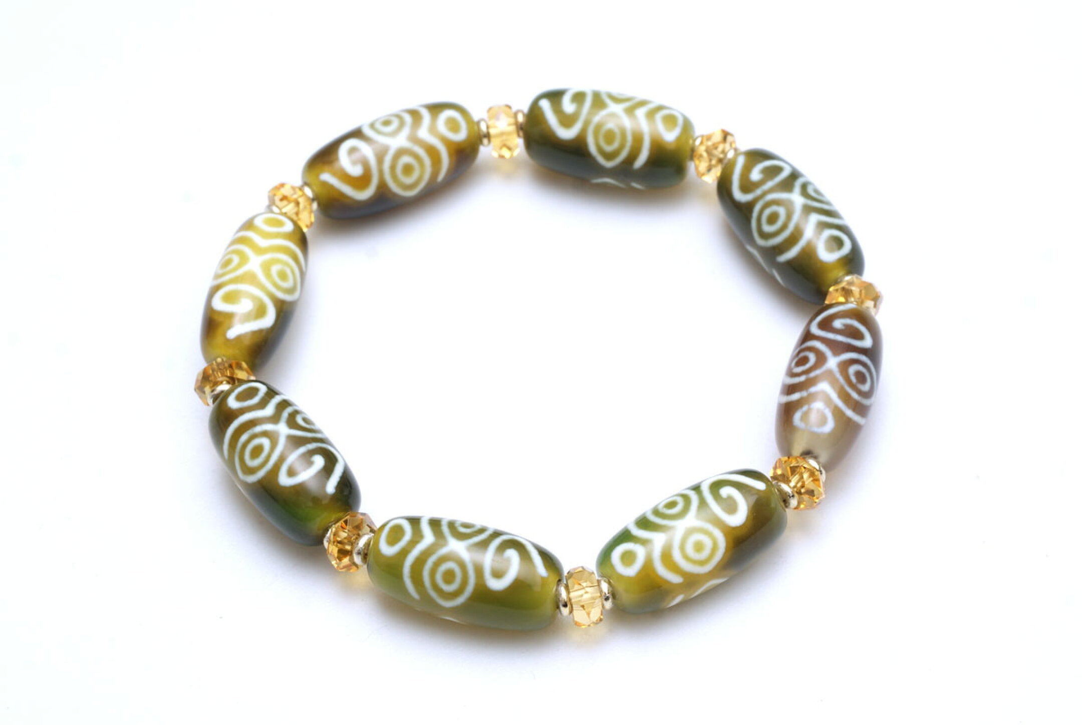 ＜＜＜法相佛眼天珠の存在感が際立つパワフルブレス（2/2）