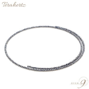 OVER-9 テラヘルツ鉱石 ネックレス 形状記憶 スピネルカット 公的機関検査済み 本物 高純度99.9% 健康 ジュエリー チョーカー パワーストーン 天然石 【メール便可】