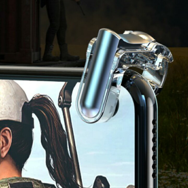 楽天市場 Gt01 荒野行動 Pubg コントローラー ボタン 射撃ボタン 最新 モバイルゲームコントローラー スマホ用 ゲームパッド Iphone Android 左右２個 高感度 感度抜群 高耐久ボタン 照準 アタッチメント ドン勝 押しボタン 装着簡単 ポイント消化 ファッション雑貨