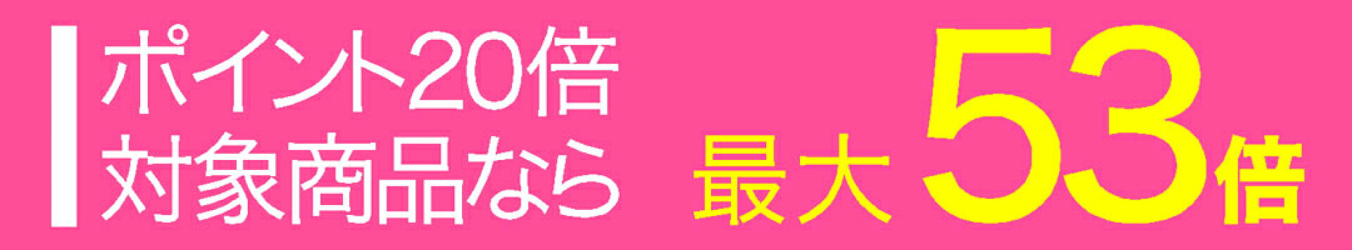本日ポイント20倍商品なら最大53倍