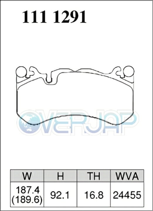 楽天市場】M1111291 / 1155163 DIXCEL Mタイプ ブレーキパッド 1台分 